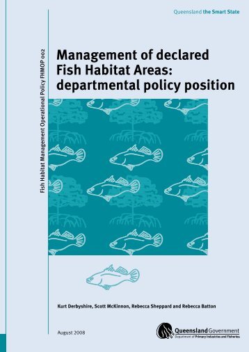 Management of declared Fish Habitat Areas - Department of ...