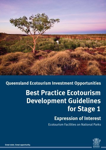 Best Practice Ecotourism Development Guidelines for Stage 1