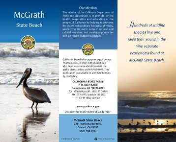 McGrath Park Brochure - California State Parks - State of California