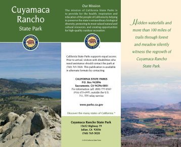 Cuyamaca Rancho - California State Parks