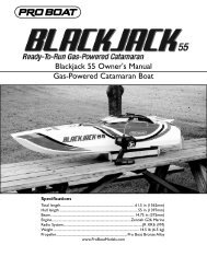 serenity 1-meter sailboat rtr manual - pro boat
