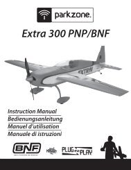 Manuel d'utilisation de l'Extra 300 PNP/BNF - ParkZone