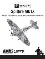 Spitfire FW-190 ParkZone PKZ1504 Prop Shaft w/Hardware P-51 