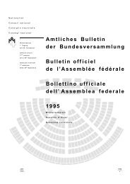 NR/CN Wintersession - Session d'hiver 1995 - Schweizer Parlament