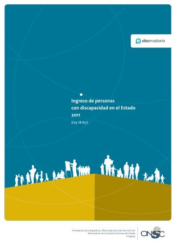 Ingreso de personas con discapacidad en el ... - Poder Legislativo