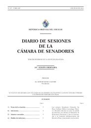 diario de sesiones de la cÃ¡mara de senadores - Poder Legislativo