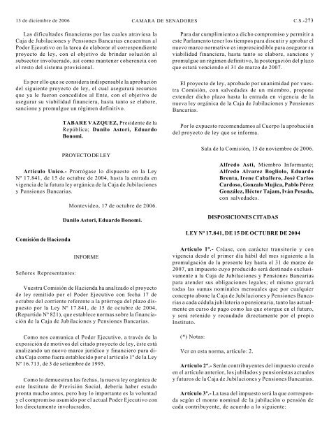 59Âª SESION (C.SS.) - Poder Legislativo