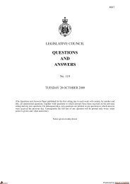 Questions & Answers Paper No. 119 - Parliament of New South ...