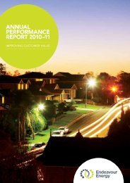 Endeavour Energy Annual Performance Report - Parliament of New ...