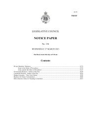 NOTICE PAPER - Parliament of New South Wales - NSW Government