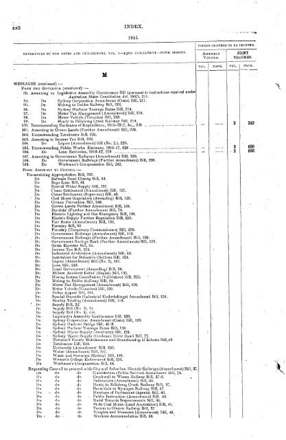 1914 - 1924 - Parliament of New South Wales