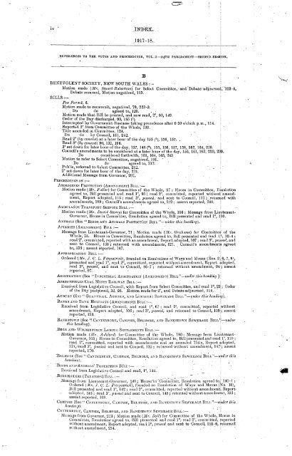 1914 - 1924 - Parliament of New South Wales