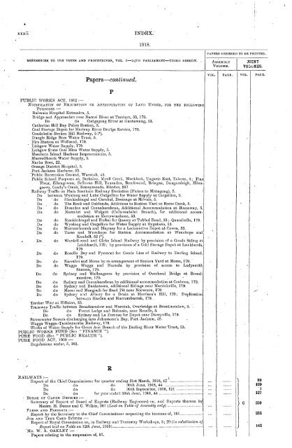 1914 - 1924 - Parliament of New South Wales