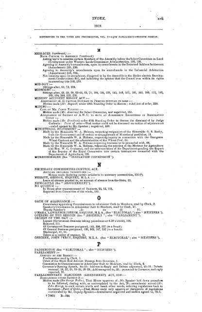 1914 - 1924 - Parliament of New South Wales