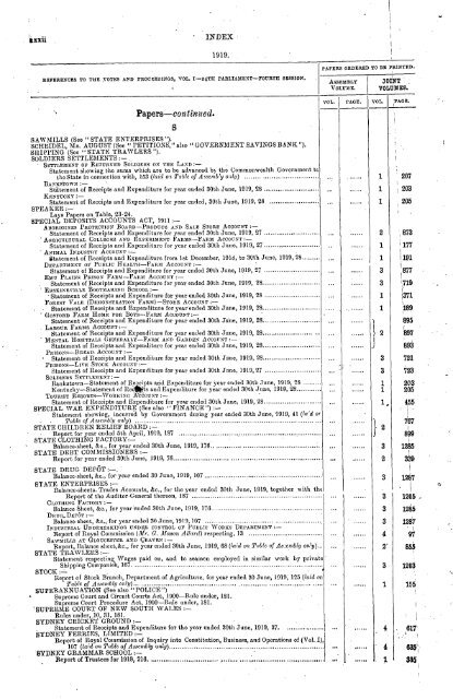 1914 - 1924 - Parliament of New South Wales