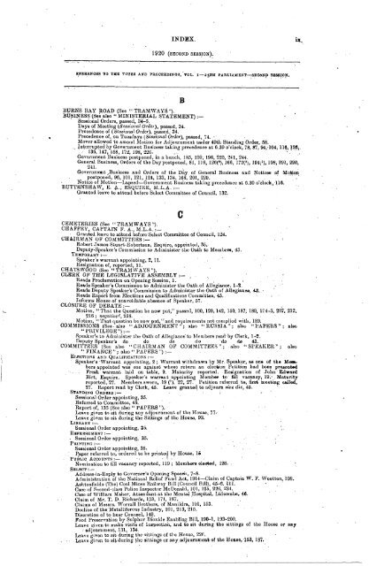 1914 - 1924 - Parliament of New South Wales