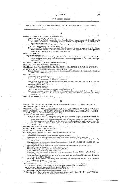 1914 - 1924 - Parliament of New South Wales