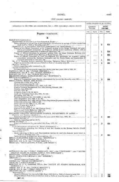 1914 - 1924 - Parliament of New South Wales