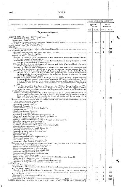 1914 - 1924 - Parliament of New South Wales