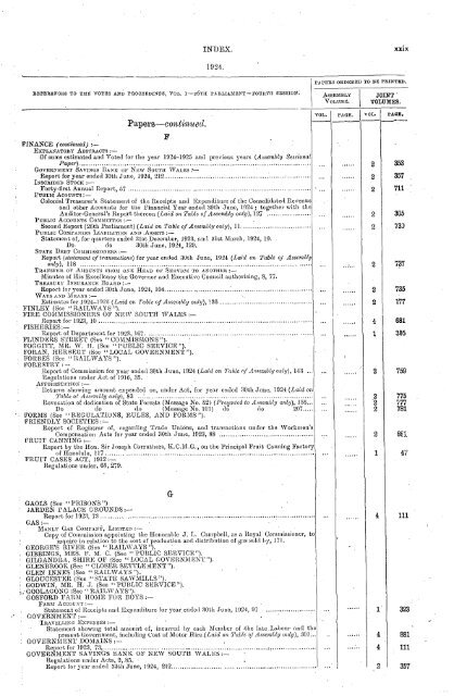 1914 - 1924 - Parliament of New South Wales