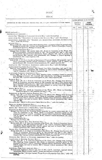 1914 - 1924 - Parliament of New South Wales