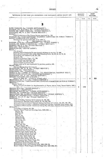 1904 - 1913 - Parliament of New South Wales