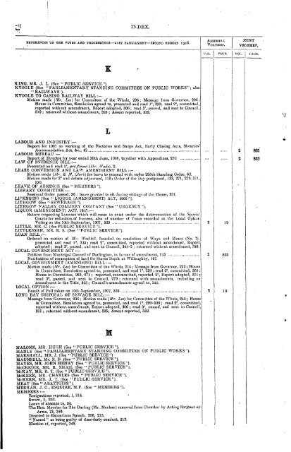 1904 - 1913 - Parliament of New South Wales