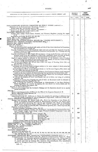 1904 - 1913 - Parliament of New South Wales