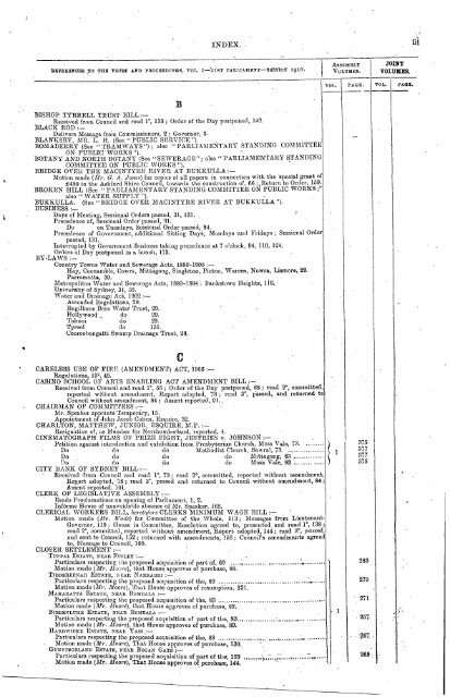 1904 - 1913 - Parliament of New South Wales