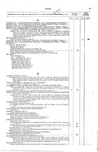 1904 - 1913 - Parliament of New South Wales