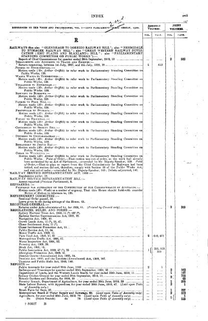 1904 - 1913 - Parliament of New South Wales