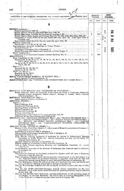 1904 - 1913 - Parliament of New South Wales