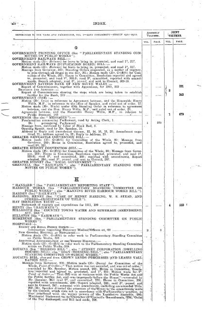 1904 - 1913 - Parliament of New South Wales