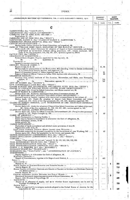 1904 - 1913 - Parliament of New South Wales