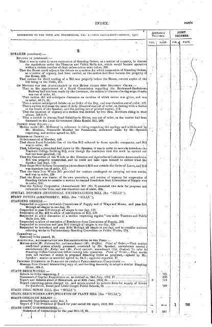 1904 - 1913 - Parliament of New South Wales