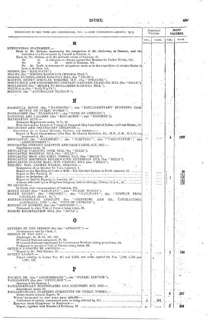 1904 - 1913 - Parliament of New South Wales