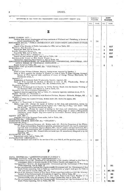 1904 - 1913 - Parliament of New South Wales