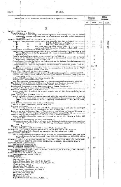 1904 - 1913 - Parliament of New South Wales