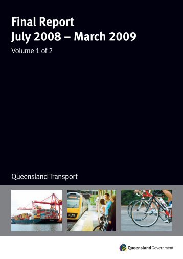 Final Report July 2008 – March 2009 - Queensland Parliament ...