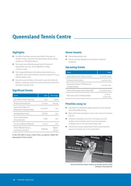 Stadiums Queensland - Queensland Parliament - Queensland ...