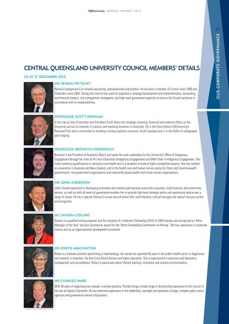 CQUniversity Annual Report - Central Queensland University