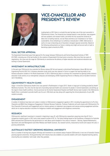 CQUniversity Annual Report - Central Queensland University