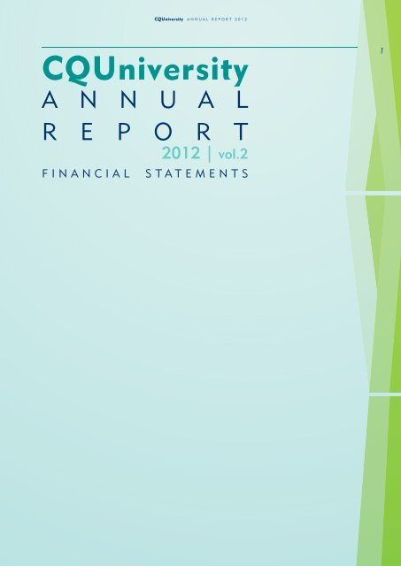 CQUniversity Annual Report - Central Queensland University