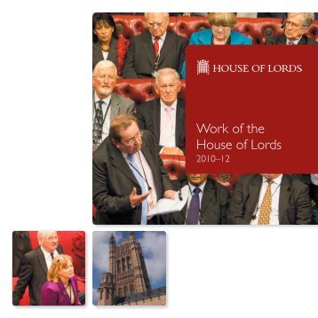 Work of the House of Lords - Parliament