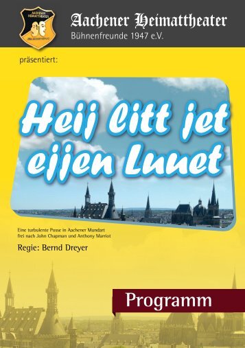 Heij litt jet ejjen Luuet - Programmheft