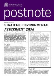 223-Strategic Environmental Assessment (SEA) - Parliament