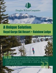 A Unique Solution: Royal Gorge Ski Resort + Rainbow Lodge