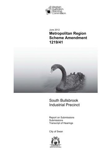 Metropolitan Region Scheme Amendment 1219/41 South ...