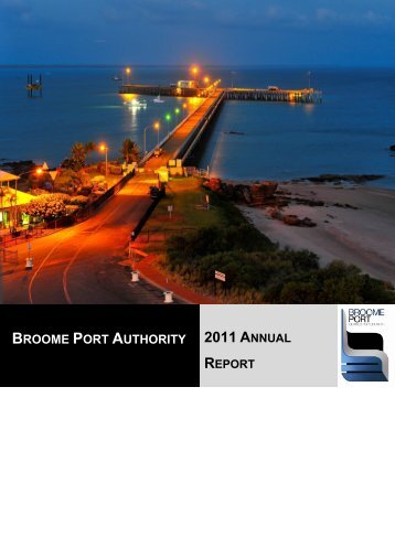 Broome Port Authority - Parliament of Western Australia