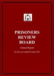 PRISONERS REVIEW BOARD - Parliament of Western Australia